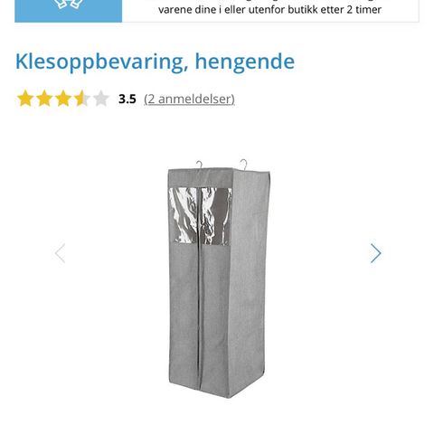 Klesoppevaring