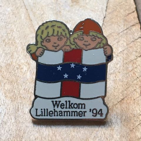 Pins • samleobjekt • Lillehammer -94 • flagg