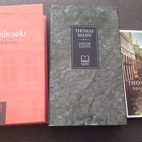 THOMAS MANN BØKER.      LÜBECKS STORE SØNN!