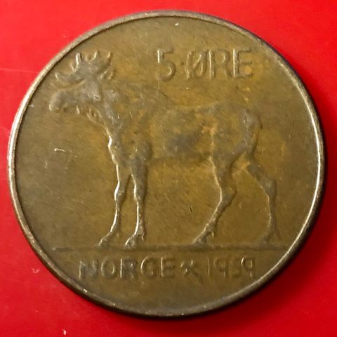 5 øre 1959.  (690A)