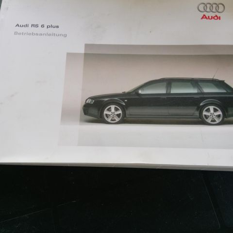 Audi RS 6 Plus  manual