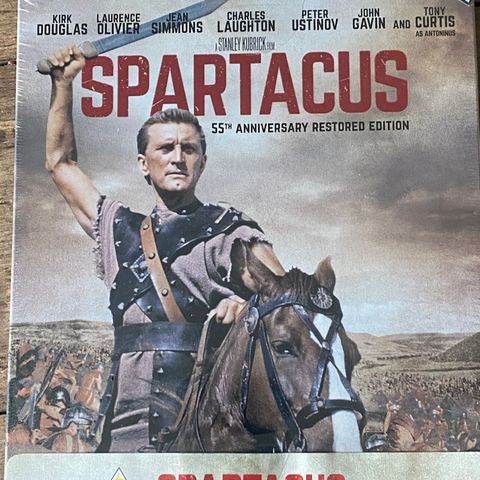 Spartacus (Bluray Steelbook) 55th Anniversary Restored Edition
