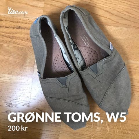 Grønne Toms, W5 / strl 35,5