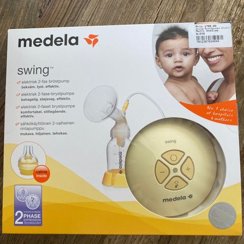 Medela swing elektrisk 2-fase - brystpumpe