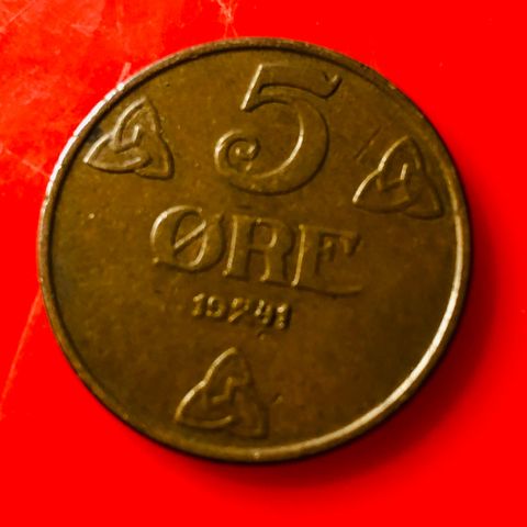 5 øre 1941.(734A)
