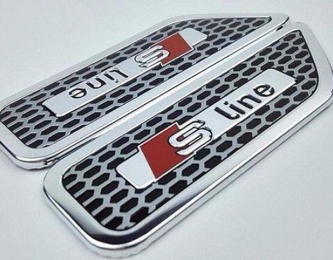 S-Line skjerm emblem/logo Audi A3 A4 A5 A6 Q5 Q7