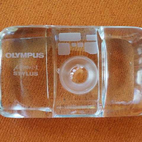 Olympus samleobjekt Camera Mju Stylus i krystallglass