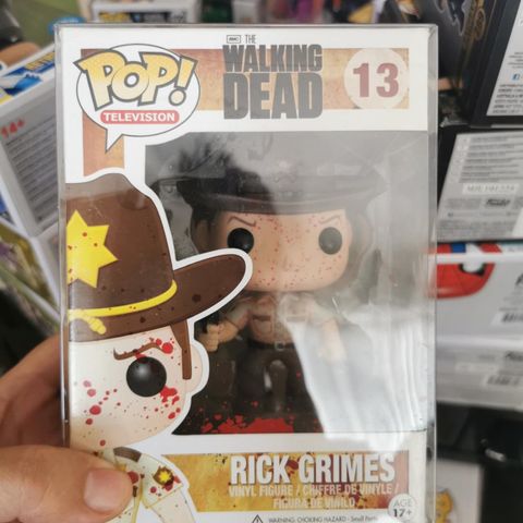 Sjelden Funko Pop! #13 Rick Grimes (bloody) Walking Dead