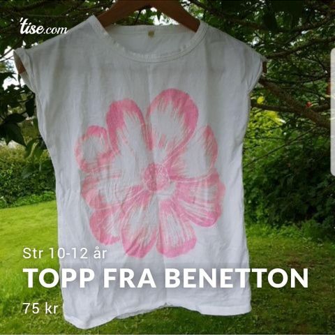 Sommertopp fra Benetton 