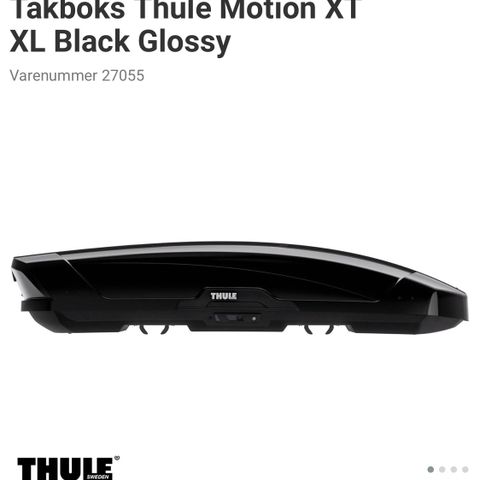 Takboks UTLEIE Thule Motion XT XL | Rent out roofbox