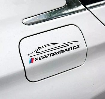 Performance emblem logo Tankluke BMW