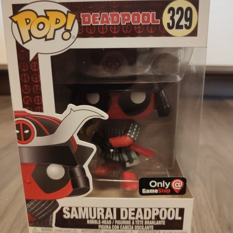 Funko Pop! #121 Samurai Deadpool GAMESTOP EXLUSIVE!