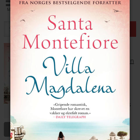 Santa Montefiore-Villa Magdalena-innbundet bok