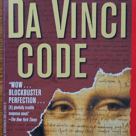 The Da Vinci Code - Dan Brown , engelsk paperback