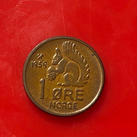 1 øre 1959.  (972A)