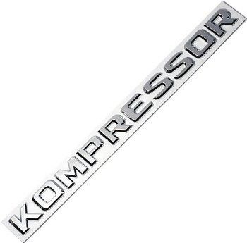 «Kompressor» emblem bakluke Mercedes- Bens SLK CLK GLA ML +++