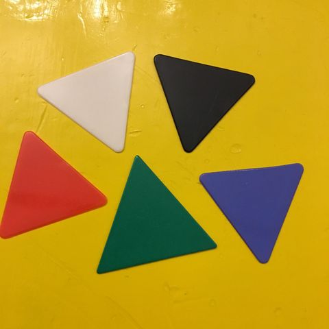 Spesielle gitar plekter trekantet triangel