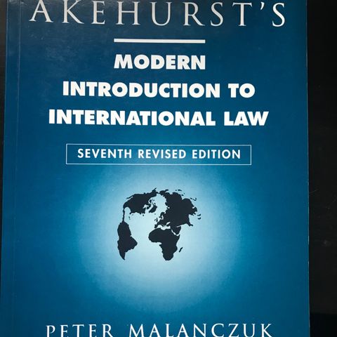 Akehurst´s Modern introduction to international law