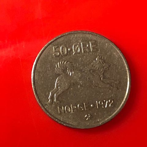 50 øre 1972. (1158A)