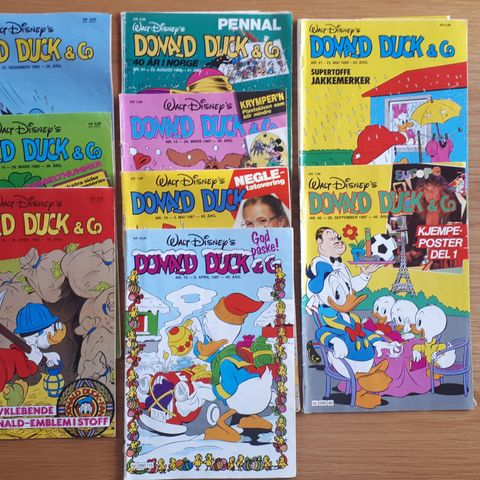 Donald Duck Tegneserieblader 1983-1989