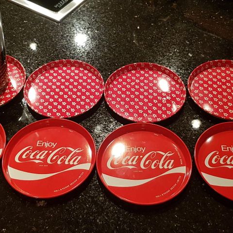 8stk coca cola brikker for glass/flaske