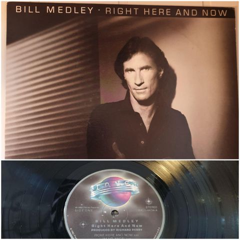 VINTAGE/RETRO LP-VINYL "BILL MEDLEY/RIGHT HERE AND NOW"