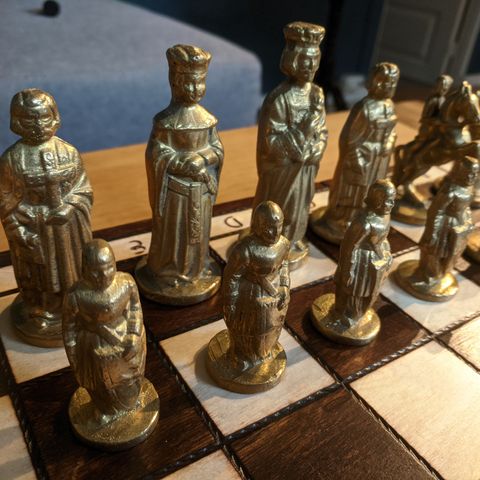 Eksklusiv sjakk brikker