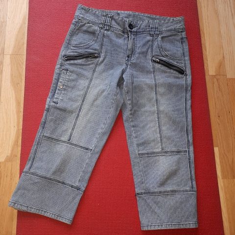 Denim capribukser H&M