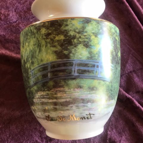 Goebel Artis Orbis Claude Monet vase begrenset opplag