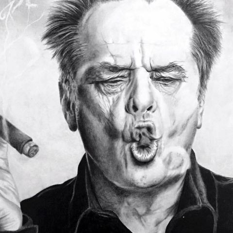 Gicléetrykk av "Jack Nicholson"