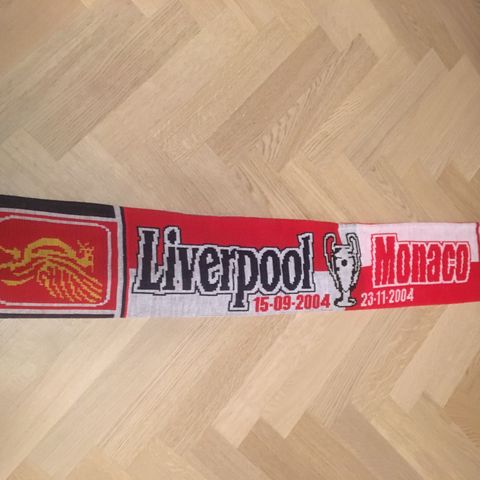 Liverpool - skjerf mot Monaco i CL 2004