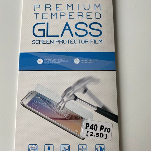 Screen protector film til Huawei p40 Pro 