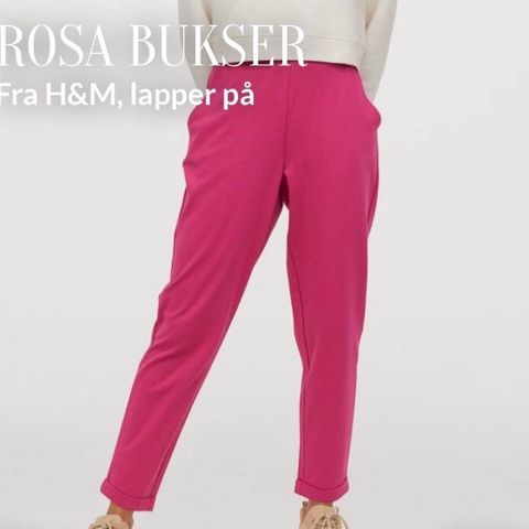 Rosa bukser