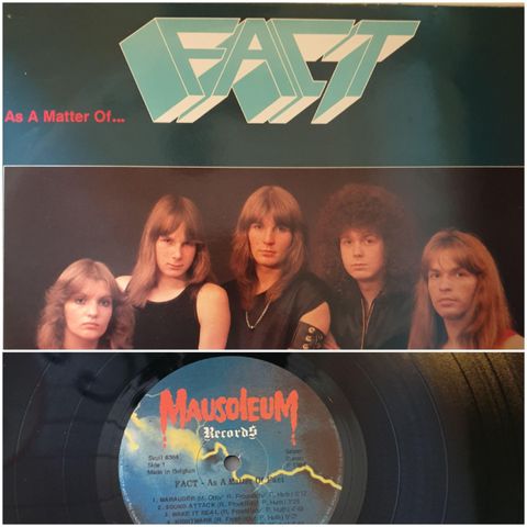 VINTAGE/ RETRO LP-VINYL "FACT/AS A MATTER OF FACT - MAUSOLEUM"