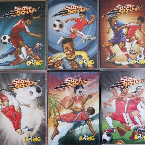 Supa Strikas, 6 stk DVD (Boing)