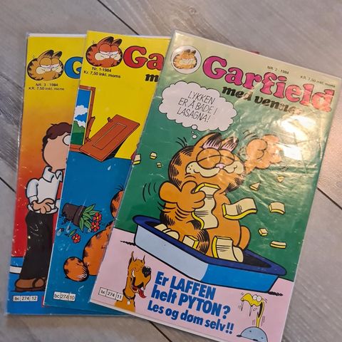 Garfield (Pusur) - årgang 1984