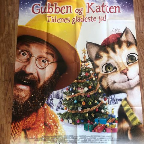 Gubben & Katten Tidenes Gladeste Jul - kinoplakat