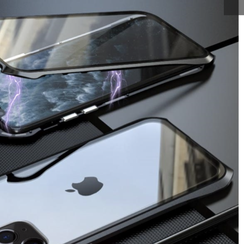 Double-Sided Magnetisk metall Deksel til iPhone 7