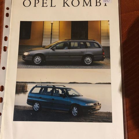 Opel Kombi  1996 Bilbrosjyre