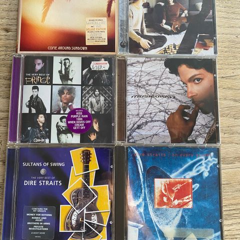 6 CD-er med Kings, Prince og Sultans of Swing