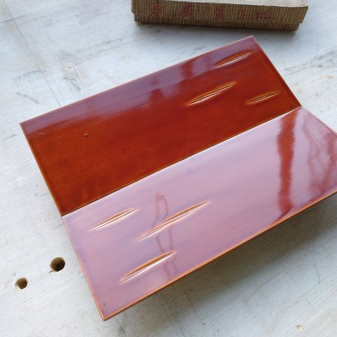 Japansk Hida Shunke’inuri kashiki, lacquer kakefat