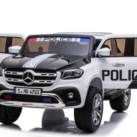 Mercedes Benz X-Class Police el bil gummihjul 2,4G Exclusive