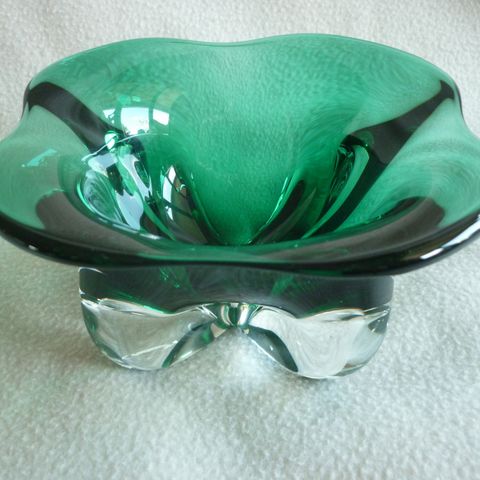 1960s Magnor Glassverk - Krystall skål.