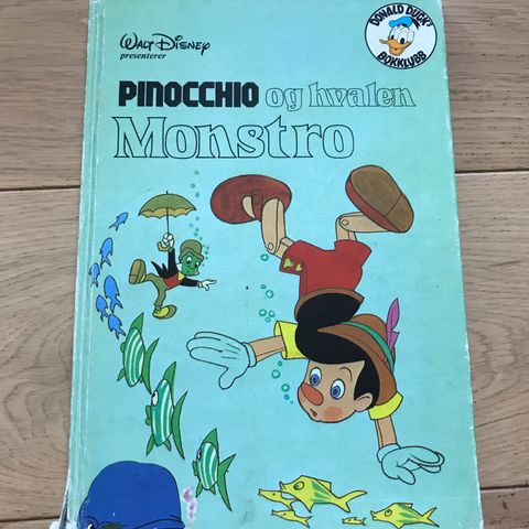 Donald Ducks Bokklubb: Pinocchio og hvalen Monstro