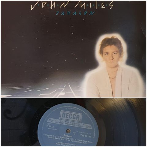 "JOHN MILES" VINTAGE/RETRO LP-VINYL "ZARAGON"