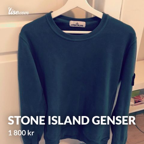 Stone island genser selges