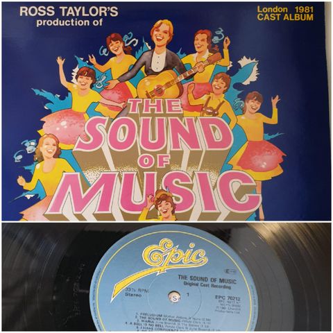 "THE SOUND OF MUSIC" VINTAGE/RETRO LP-VINYL "THE ORIGINAL 1981 - LONDON"