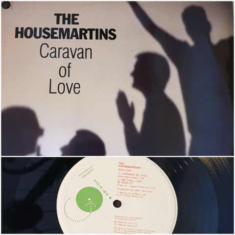 "THE HOUSEMARTINS" VINTAGE/RETRO LP-VINYL "CARAVAN OF LOVE"