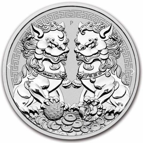 Australia Perth Mint Pixiu i 999.99 sølv vrien mynt