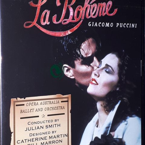MUSIKK-DVD.LA BOHEME.From the director of Moulin Rouge.Uåpnet.